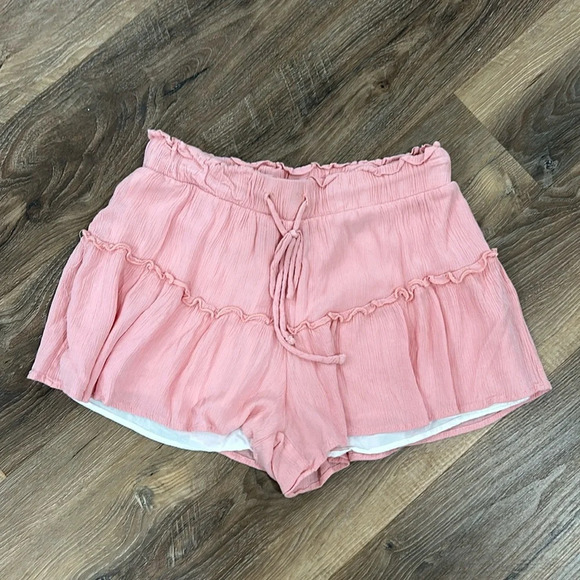 Altar'd State Dresses & Skirts - Altar’d State Skort, Pink , Size Medium M adjustable tie waist